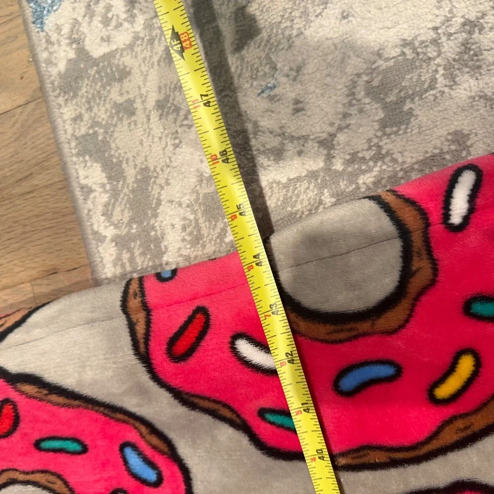 Universal Studios The Simpsons Homer Throw Blanket Donut Fleece 44x56 Plush